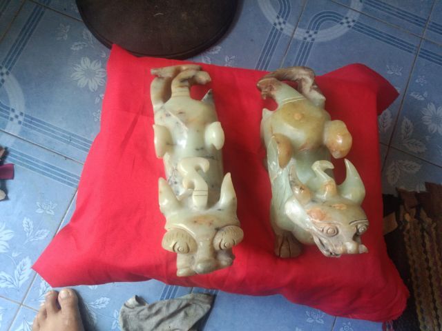 ปี่เซียะหินหยกแกะมือ รูปที่ 2