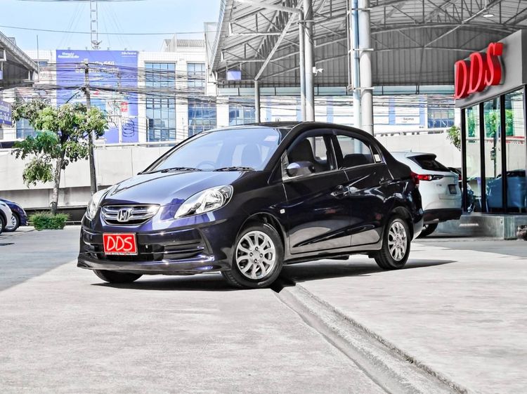 รถ Honda Brio 1.2 Amaze V สี น้ำเงิน