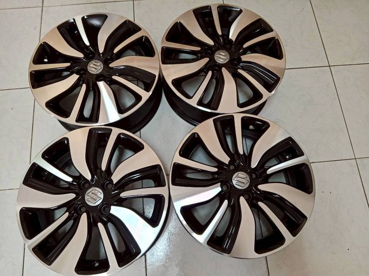 แม็กมือสองขอบ16 Suzuki  4รู100 หน้าเงาร่องดํา