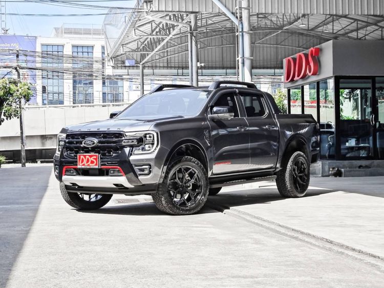 รถ Ford Ranger 2.0 Bi-Turbo Hi-Rider Storntrak สี เทา