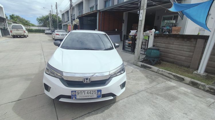 Honda City 2020 1.0 V Sedan เบนซิน เกียร์อัตโนมัติ ขาว รูปที่ 3