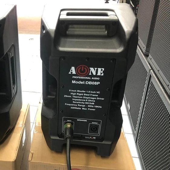 🔥 ลำโพง A-ONE DB-08 P 8 นิ้ว (1 คู่ 2 ใบ) 🔥 เสียงดีมาก กลางชัด แหลมใส เบสแน่น 🔊 2 WAY มีเน็ตเวิร์คในตัว พร้อมใช้งาน กำลังขับ 320W รูปที่ 3