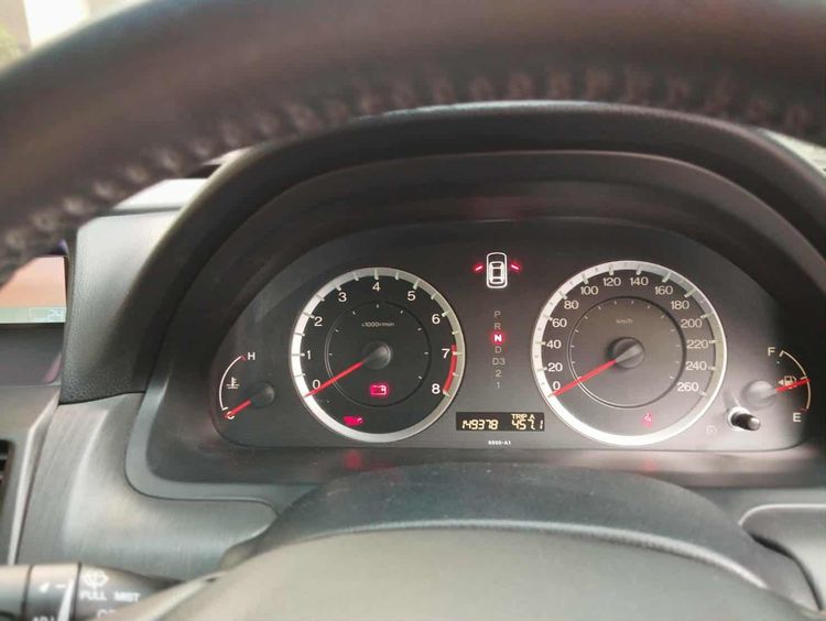 Honda Accord 2011 2.4 Tech Sedan เบนซิน ไม่ติดแก๊ส เกียร์อัตโนมัติ ดำ รูปที่ 4