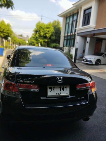 Honda Accord 2011 2.4 Tech Sedan เบนซิน ไม่ติดแก๊ส เกียร์อัตโนมัติ ดำ รูปที่ 2