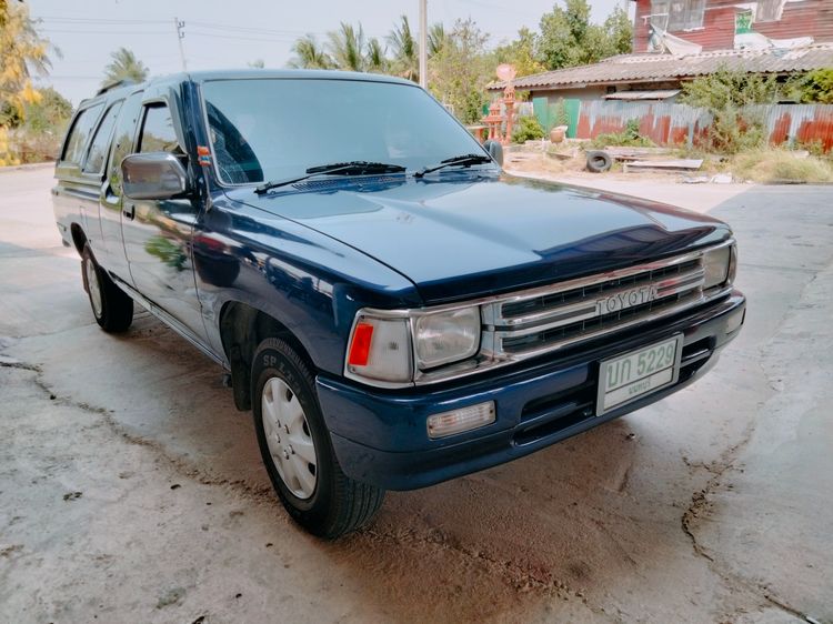 Toyota Hilux Mighty-X 1991 2.4 Sgl Luxury Pickup ดีเซล เกียร์ธรรมดา น้ำเงิน รูปที่ 4