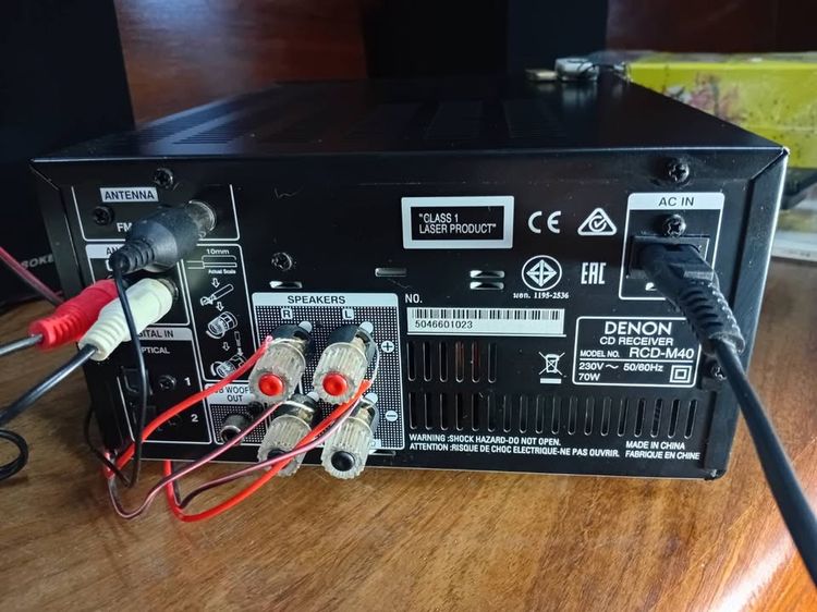 Denon RCD‑M40 (CD Receiver) Stereo Amplifiers Black รูปที่ 17