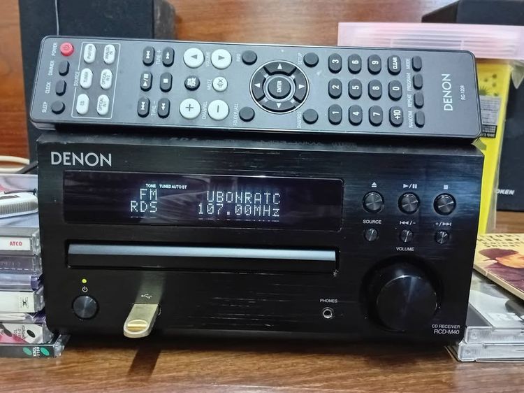 Denon RCD‑M40 (CD Receiver) Stereo Amplifiers Black รูปที่ 3