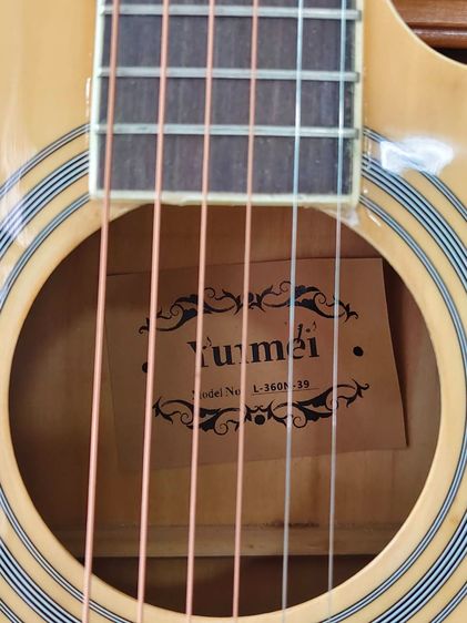 กีต้าร์โปร่งไฟฟ้า Caravan Music ขนาด 40 นิ้ว รูปที่ 3