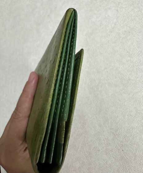 Givenchy Long Wallet กระเป๋าสตางค์ทรงยาว มือสองแท้ สีเขียวเหนี่ยวทรัพย์ รูปที่ 13