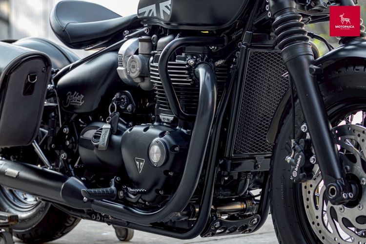 Triumph Bobber Black ปี2019 วิ่ง6,000Km. ท่อVance and Hines รูปที่ 9
