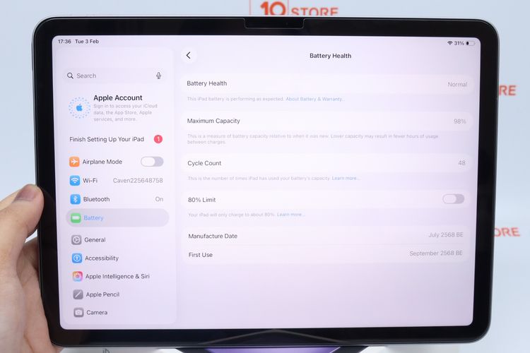 iPad Air 11" M3 128GB WiFi - ID26020036 รูปที่ 12