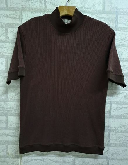 เสื้อยืดคอปีนแขนสั้นจั๊ม สีเลือดนก แบรนด์ Jaspal‼️ รูปที่ 2