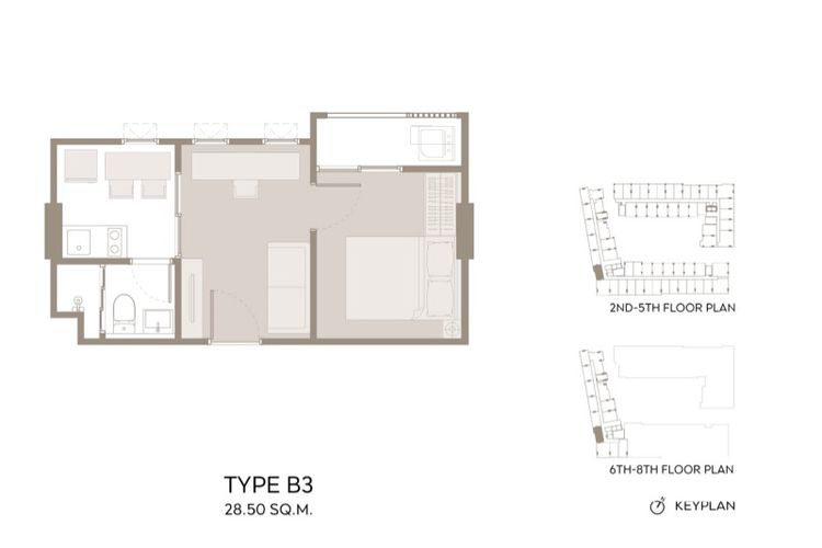ไม่มี AP (Thailand) 2026 ไม่อนุญาต ใช่ ขายดาวน์คอนโดAspire itsaraphap station รูปที่ 2