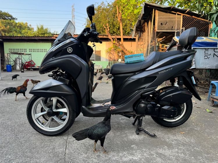 YAMAHA TRICITY 125ccรถฝากขายเครื่องดี สีไม่สวยธรรมชาติต้องมาดูของจริง มีสถานที่ให้ทดลองขับขี่ก่อนซื้อ รูปที่ 3