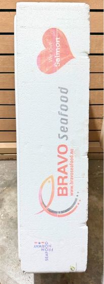 กล่องโฟมปลาเเซลมอน ไม่มีฝา หนามาก ตามสภาพ รูปที่ 4