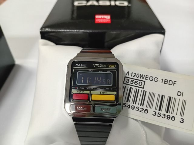 น้ำตาล Casio นาฬิกา caio วินเทจ