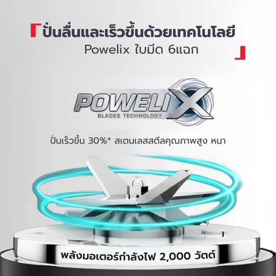 Tefal เครื่องปั่นร้อน-เย็นพลังสูง Ultrablend Silence รุ่น BL98S รูปที่ 5