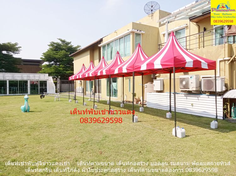 เต็นทพับเช่าแฟนซีขาวแดงพับ รูปที่ 18