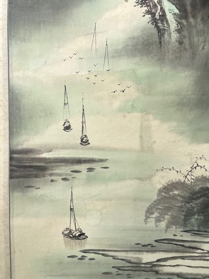 ภาพวาด  ทิวทัศ เขาไม้ เก่าสะสม รูปที่ 8