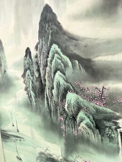 ภาพวาด  ทิวทัศ เขาไม้ เก่าสะสม รูปที่ 15