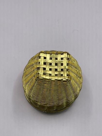 ตะกร้า กระบุง ทองเหลืองจิ๋ว เก่าสะสม รูปที่ 7