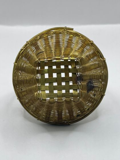 ตะกร้า กระบุง ทองเหลืองจิ๋ว เก่าสะสม รูปที่ 15