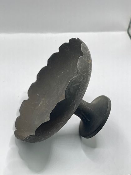 พาน ทองเหลืองโบราณ เก่าสะสม รูปที่ 5