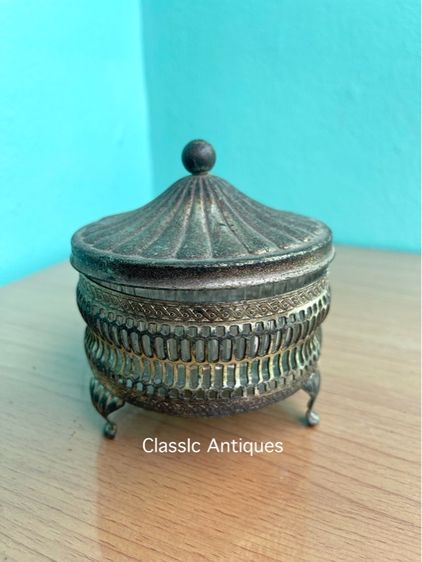 กระปุก ซิลเวอร์ เพลต งานนอกเก่าสะสม รูปที่ 3