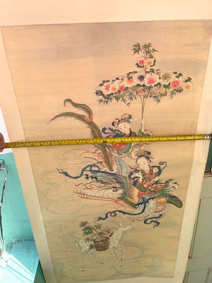 ภาพเทพธิดาจีน ขี่นกฟีนิกซ์ สะสมA15 รูปที่ 7