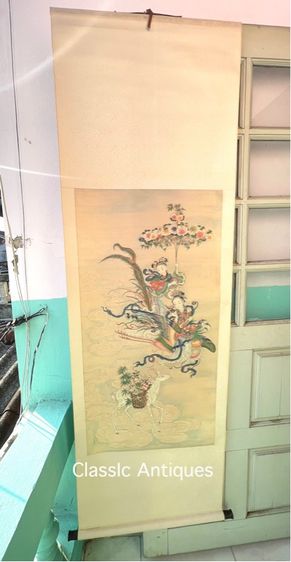 ภาพเทพธิดาจีน ขี่นกฟีนิกซ์ สะสมA15