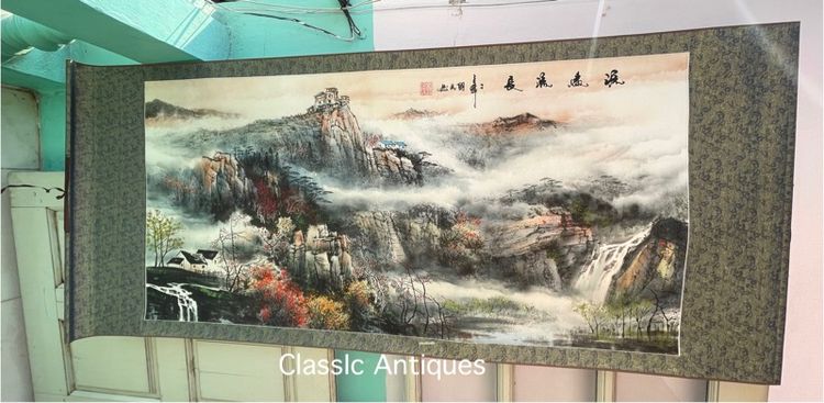 ภาพวาด เขาไม้ เก่าสะสม