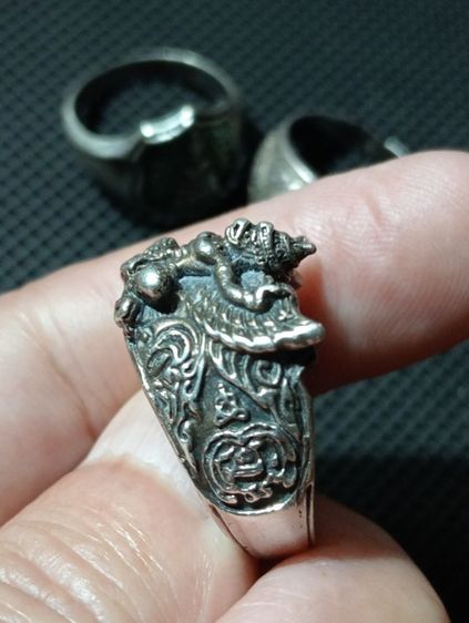 แหวนเนื้อเงินแท้เก่าโบราณขายเหมา 3 วง 2,550- รูปที่ 15