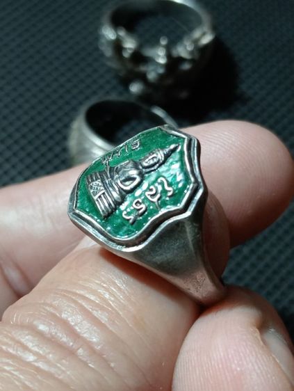 แหวนเนื้อเงินแท้เก่าโบราณขายเหมา 3 วง 2,550- รูปที่ 7