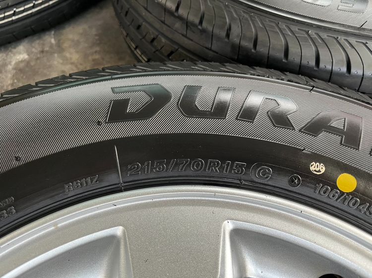 ✨ล้อแม็ก 5รู114✨Mitsu Triton ขอบ 15 พร้อมยางใหม่💯215-70-15 Bridgestone💥ปลายปี 25💥 รูปที่ 8