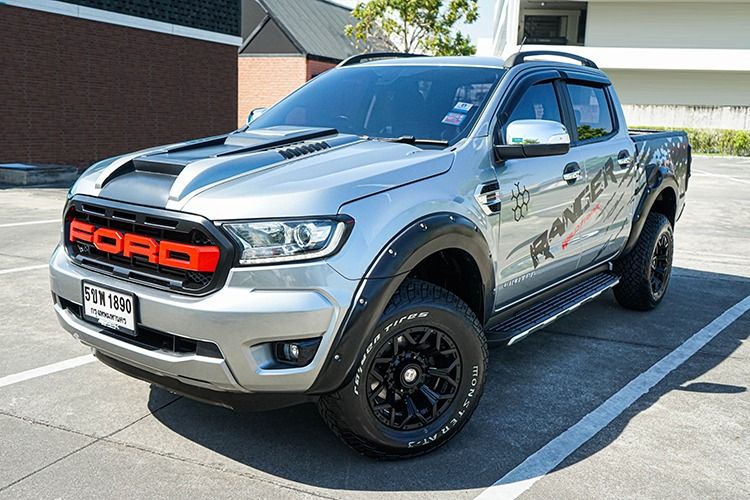 รถ Ford Ranger 2.0 Hi-Rider Limited สี เทา