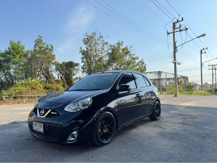 รถ Nissan March 1.2 S สี ดำ