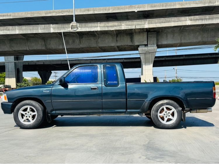 Toyota Hilux Mighty-X 1996 2.4 Pickup ดีเซล ไม่ติดแก๊ส เกียร์ธรรมดา เขียว รูปที่ 4