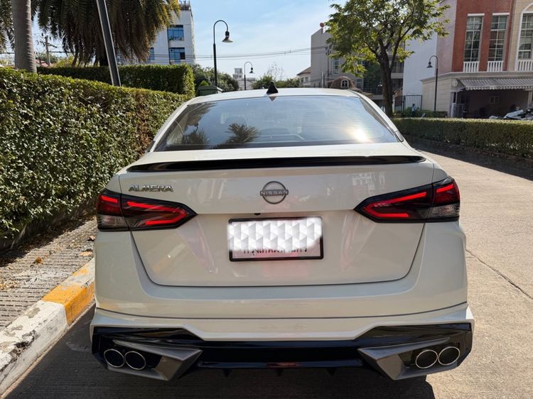 Nissan Almera 2023 1.0 V Sedan เบนซิน ไม่ติดแก๊ส เกียร์อัตโนมัติ ขาว รูปที่ 4