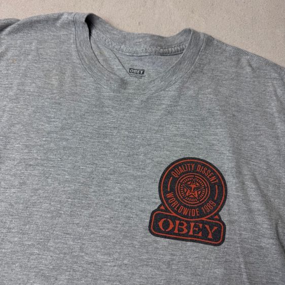 เสื้อยืด Obey Size L รูปที่ 5