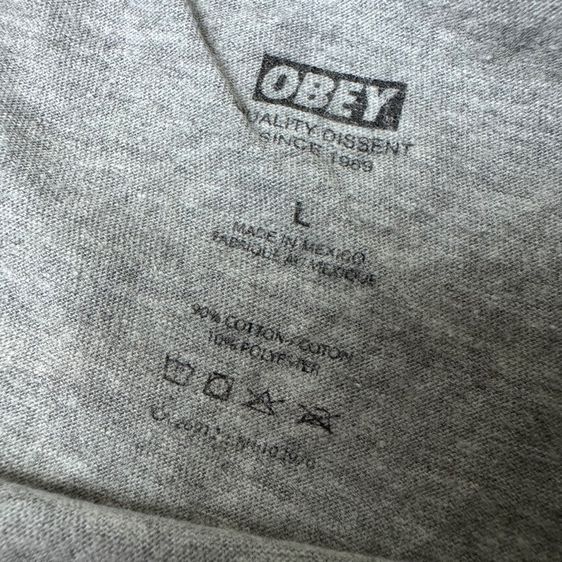 เสื้อยืด Obey Size L รูปที่ 8