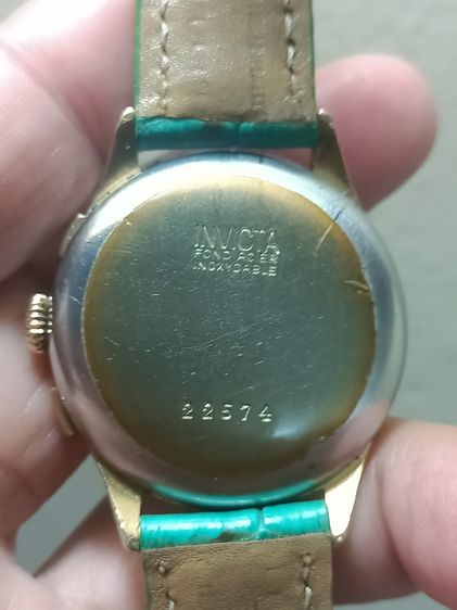 Vintage Invicta Chronograph Hand Winding Cal Landeron 48 made swiss ไขลานจับเวลา 2 วง 36-38mm.รวมมะยม เรือนกะไหล่ทอง  มีรอยใช้งาน รูปที่ 6
