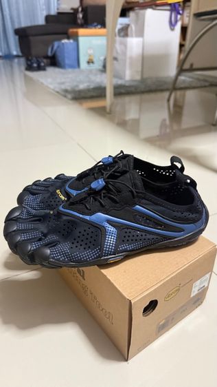 Vibram VRun Mens Black  Blue รูปที่ 5