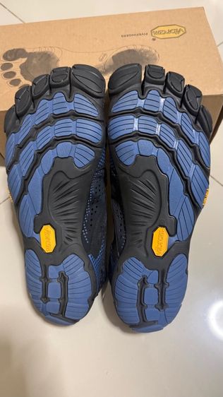 Vibram VRun Mens Black  Blue รูปที่ 6