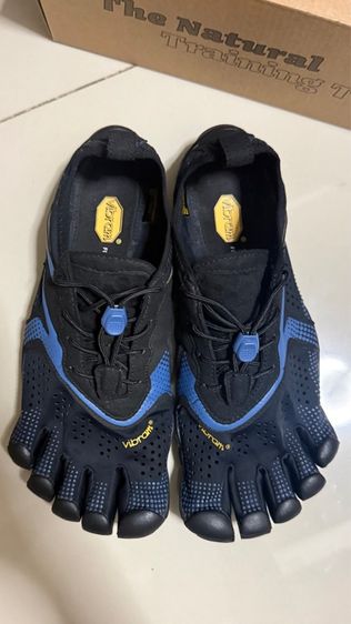 Vibram VRun Mens Black  Blue รูปที่ 2