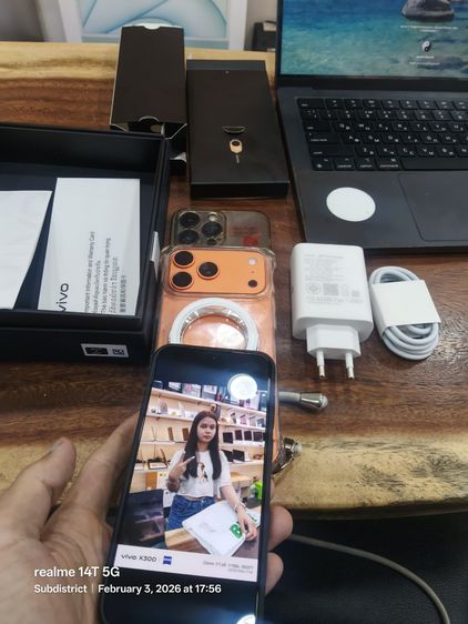 อื่นๆ 512 GB Vivo X300 16+512GB Global (Thai ROM) รุ่น V2515 สีดำ ครบกล่อง