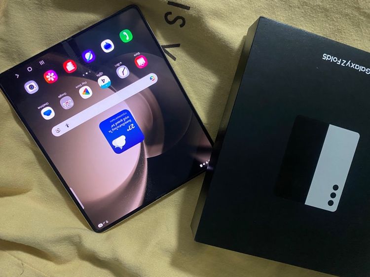 ปล่อยครบกล่อง Fold 5  รอม12แรม256 GB ต่อรองราคาได้ครับ สภาพนางฟ้า 95เปอร์เซ็น รูปที่ 7
