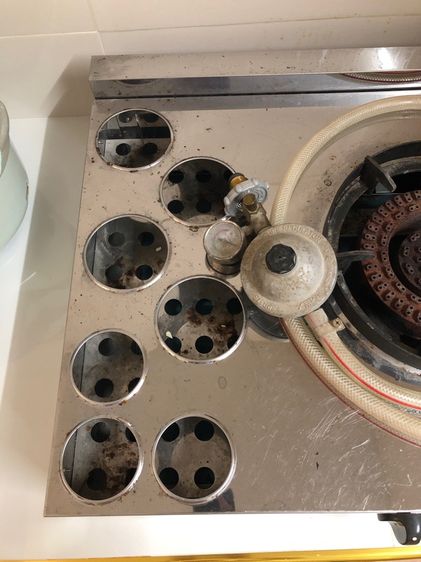 เตาแก๊สตั้งพื้น MEX รุ่น PSG561X ขายรวมหัวปรับแรงดันต่ำ มีเกจวัดความดัน และระบบตัดแก๊สอัตโนมัติเมื่อแก๊สรั่ว และสายแก๊ส รูปที่ 5