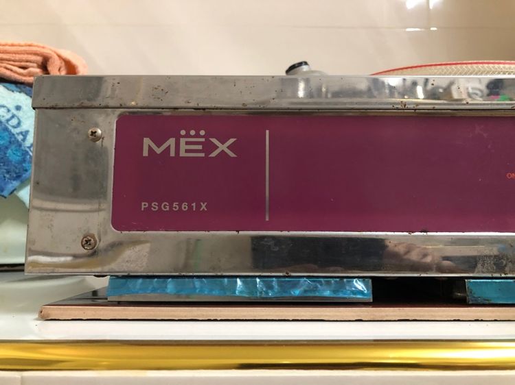 เตาแก๊สตั้งพื้น MEX รุ่น PSG561X ขายรวมหัวปรับแรงดันต่ำ มีเกจวัดความดัน และระบบตัดแก๊สอัตโนมัติเมื่อแก๊สรั่ว และสายแก๊ส รูปที่ 2