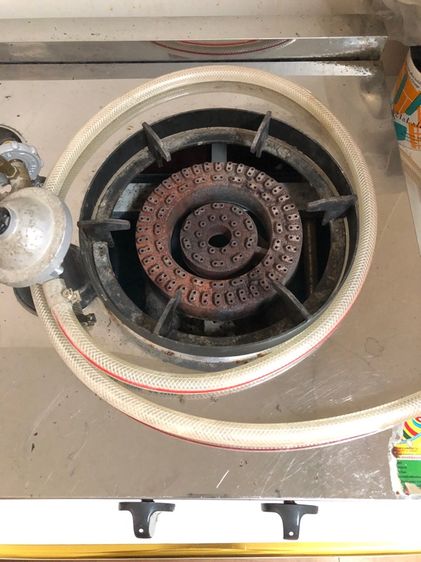 เตาแก๊สตั้งพื้น MEX รุ่น PSG561X ขายรวมหัวปรับแรงดันต่ำ มีเกจวัดความดัน และระบบตัดแก๊สอัตโนมัติเมื่อแก๊สรั่ว และสายแก๊ส รูปที่ 4