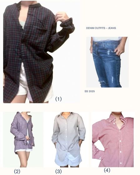 แขนยาว อื่นๆ M เสื้อเชิ้ตและเสื้อผู้หญิง เสื้อเชิ้ต ใส่ได้ทั้งชาย หญิง ทรงตรง 